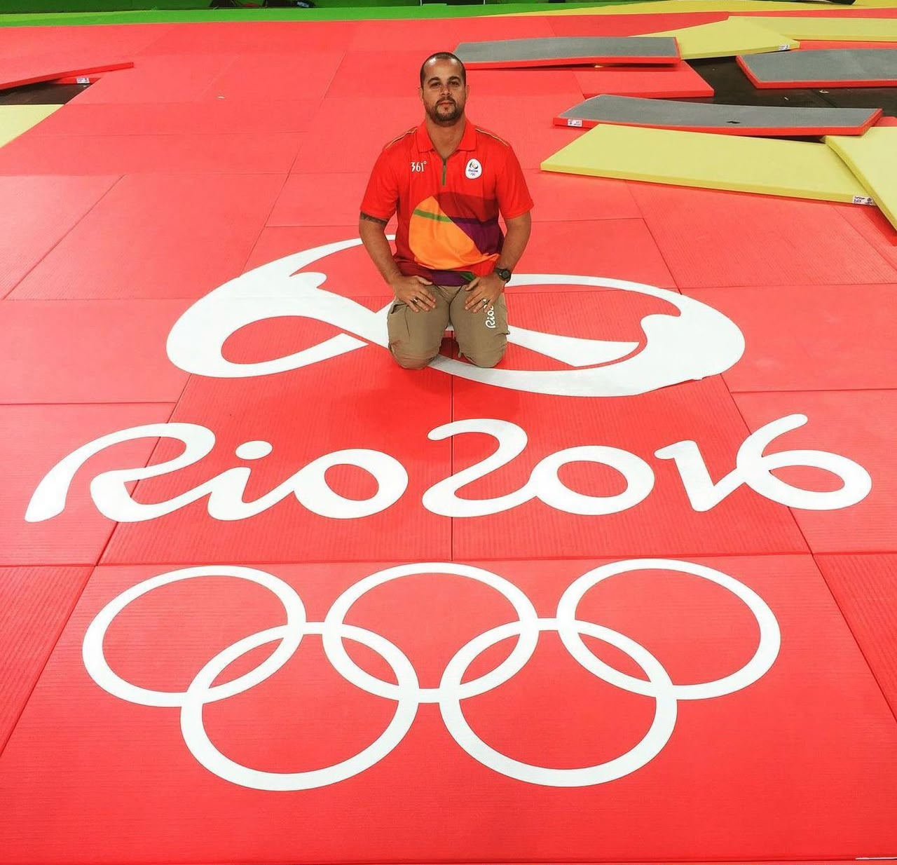 Bernardo no tatame dos Jogos Rio 2016